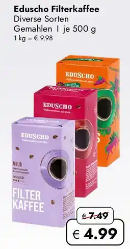 Travel FREE Eduscho Filterkaffee Angebot