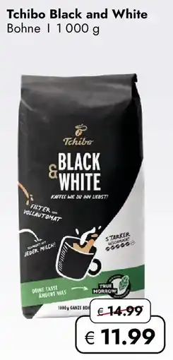 Travel FREE Tchibo Black and White Angebot