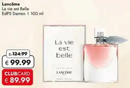 Travel FREE Lancôme La vie est Belle Angebot