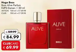 Travel FREE Hugo Boss Boss Alive Parfum Angebot