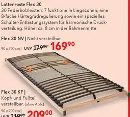 Matratzen Concord Lattenroste Flex 30 Angebot