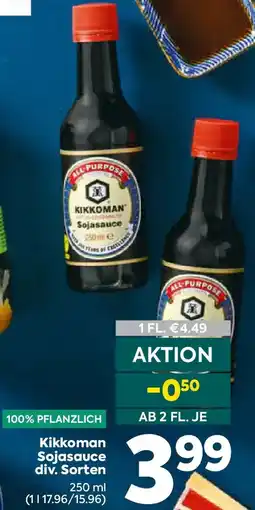 Billa Kikkoman Sojasauce Angebot