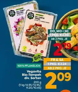 Billa Vegavita Bio-Tempeh Angebot