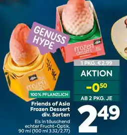 Billa Friends of Asia Frozen Dessert Angebot