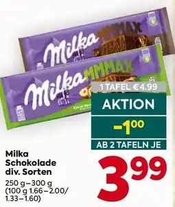 Billa Milka Schokolade Angebot