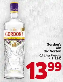 Billa Gordon's Gin Angebot