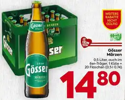 Billa Gösser Märzen Angebot