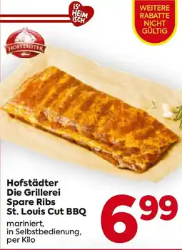 Billa Hofstädter Die Grillerei Spare Ribs St. Louis Cut BBQ Angebot