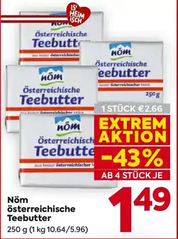 Billa Nöm Österreichische Teebutter Angebot