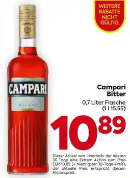 Billa Campari Bitter Angebot