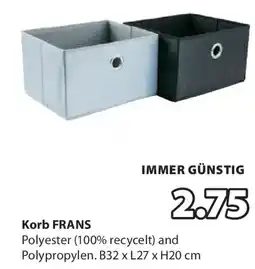 JYSK Korb frans Angebot