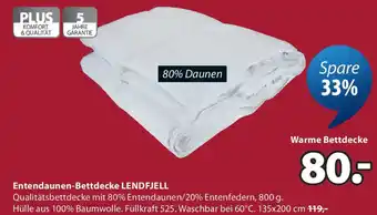 JYSK Entendaunen bettdecke lendfjell Angebot