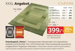 XXXLutz Orientteppich Henry Angebot