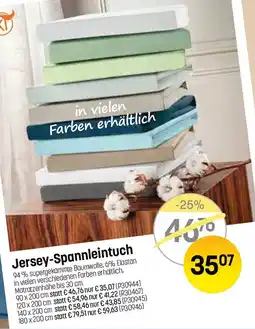 Reiter Jerseyleintuch mit Elastan Angebot