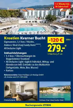 Lidl Kroatien Kvarner Bucht Angebot