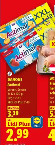 Lidl Danone Actimel Angebot