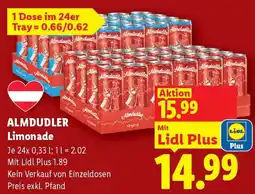 Lidl Almdudler limonade Angebot