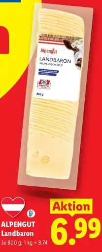 Lidl Alpengut landbaron Angebot