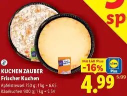 Lidl Kuchen zauber frischer kuchen Angebot