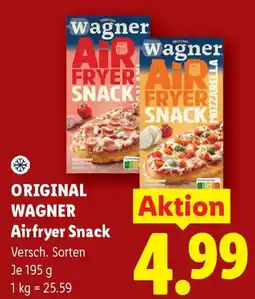 Lidl Original wagner Airfryer Snack Angebot