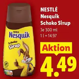 Lidl Nestlé nesquik schoko sirup Angebot