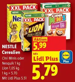 Lidl Nestlé cerealien Angebot