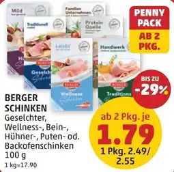 PENNY Berger Schinken Angebot