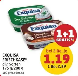 PENNY Exquisa Frischkäse Angebot