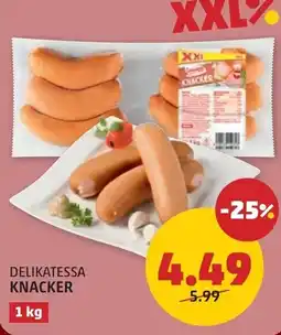 PENNY Delikatessa Knacker Angebot