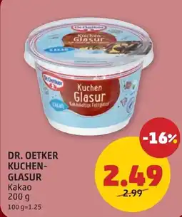 PENNY Dr. Oetker Kuchen-Glasur Kakao Angebot