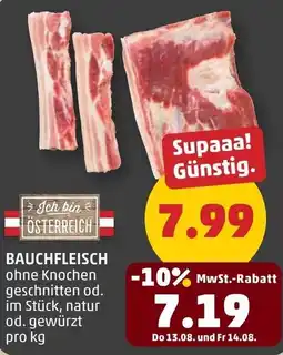 PENNY Bauchfleisch Angebot