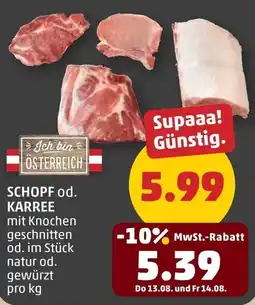 PENNY SCHOPF od. KARREE Angebot