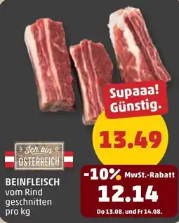 PENNY Beinfleisch vom Rind geschnitten Angebot