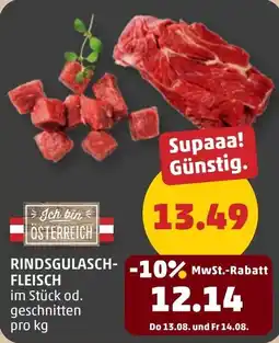PENNY RINDSGULASCH-FLEISCH Angebot
