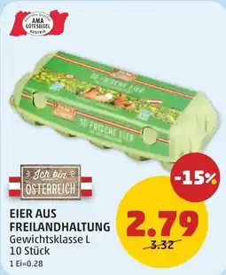 PENNY Eier aus Freilandhaltung Angebot