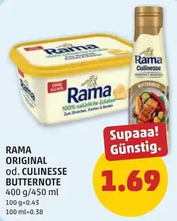 PENNY Rama Original od. Culinesse Butternote Angebot
