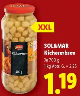 Lidl Sol&mar kichererbsen Angebot