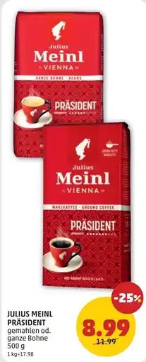 PENNY Julius Meinl Präsident Angebot