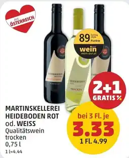 PENNY Martinskellerei Heideboden Rot od. Weiss Angebot