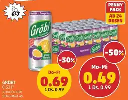PENNY Gröbi Zuckefrei Angebot