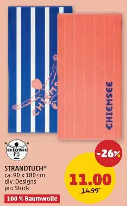 PENNY Strandtuch* Chiemsee Angebot