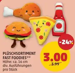 PENNY Plüschsortiment Fast Foodies Angebot