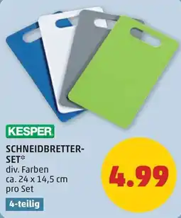 PENNY Kesper Schneidbretter-Set Angebot
