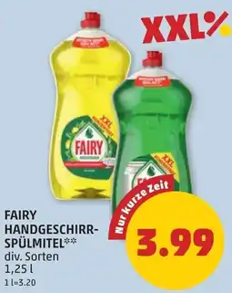 PENNY Fairy Handgeschirrspülmittel Angebot