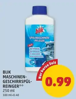 PENNY Blik Maschinen-Geschirrspüler-Reiniger Angebot