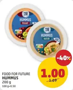 PENNY Food for Future Hummus Angebot