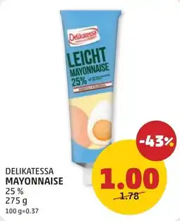 PENNY Delikatessa Mayonnaise Angebot