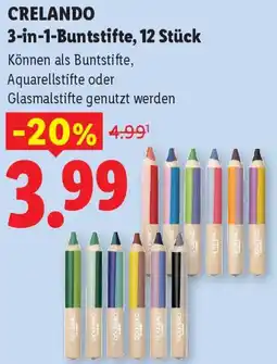 Lidl Crelando 3-in-1-buntstifte Angebot