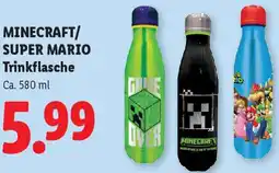 Lidl Minecraft/ super mario trinkflasche Angebot