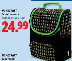Lidl Minecraft schulrucksack Angebot